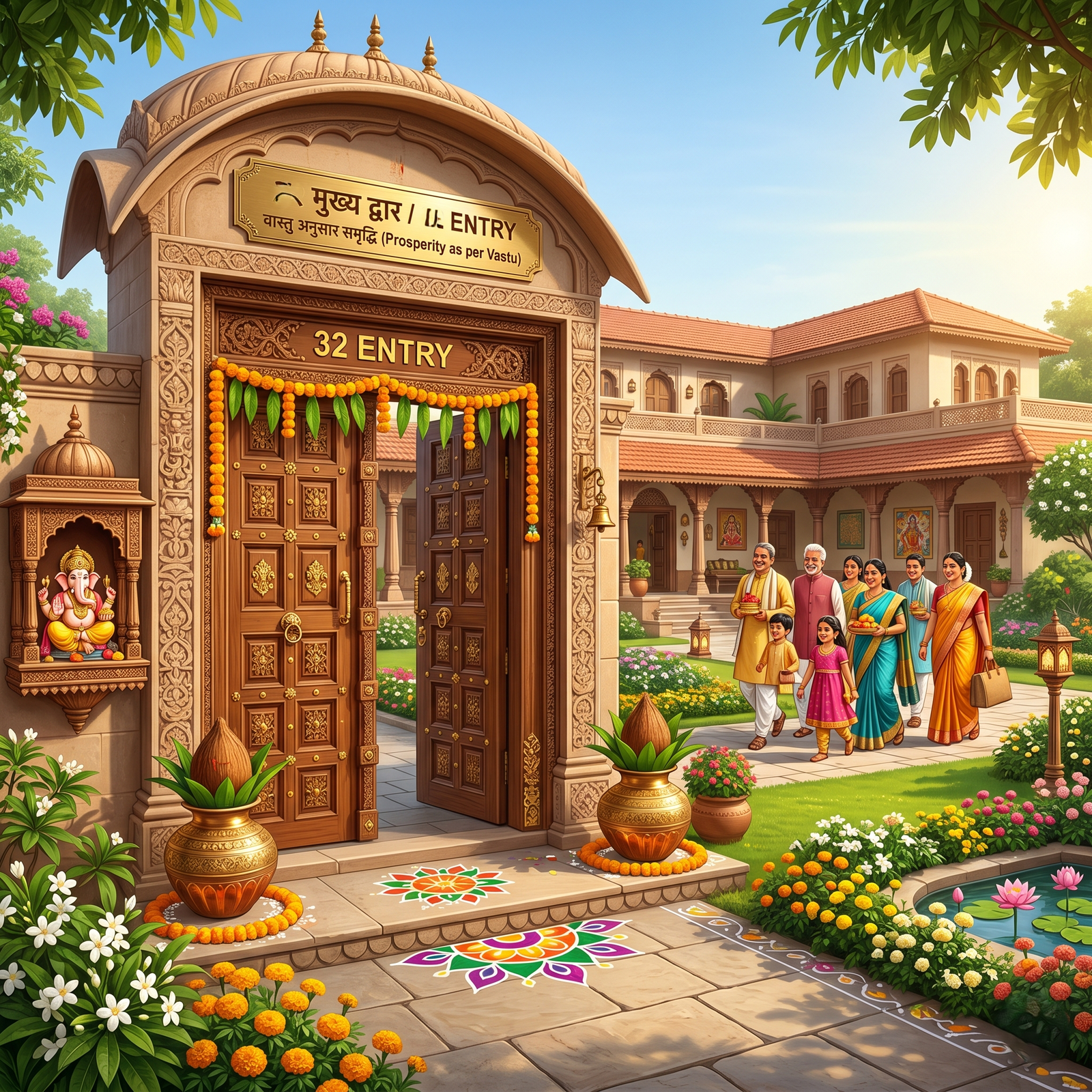 32 Entrances (Padas) of Vastu Shastra