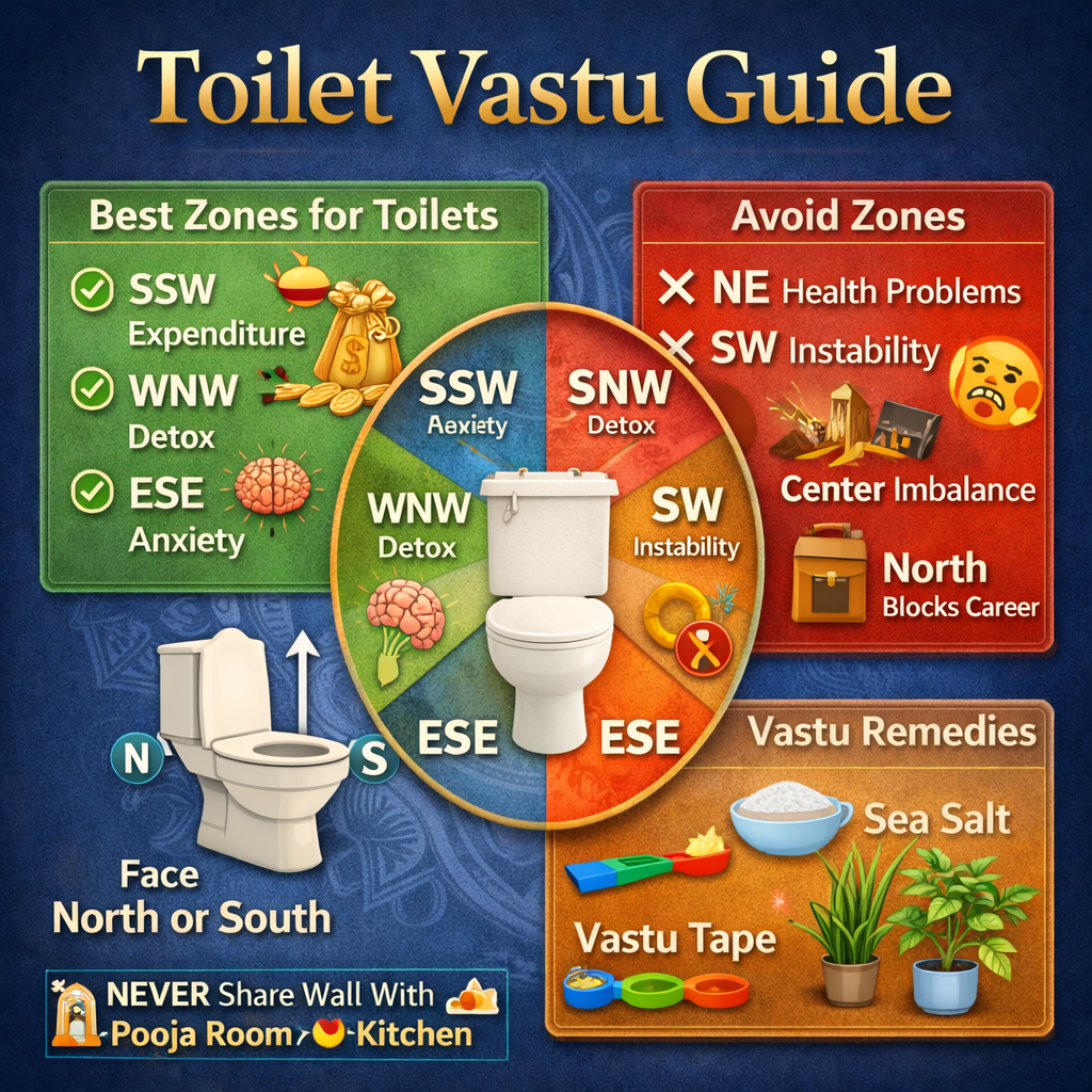 Toilet Vastu: Neutralizing Negative Energy